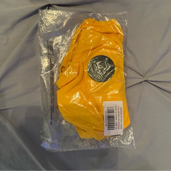 Le Soleil Light Orange Cutout High Cut One-Piece Swimsuit - Picture 5 of 5